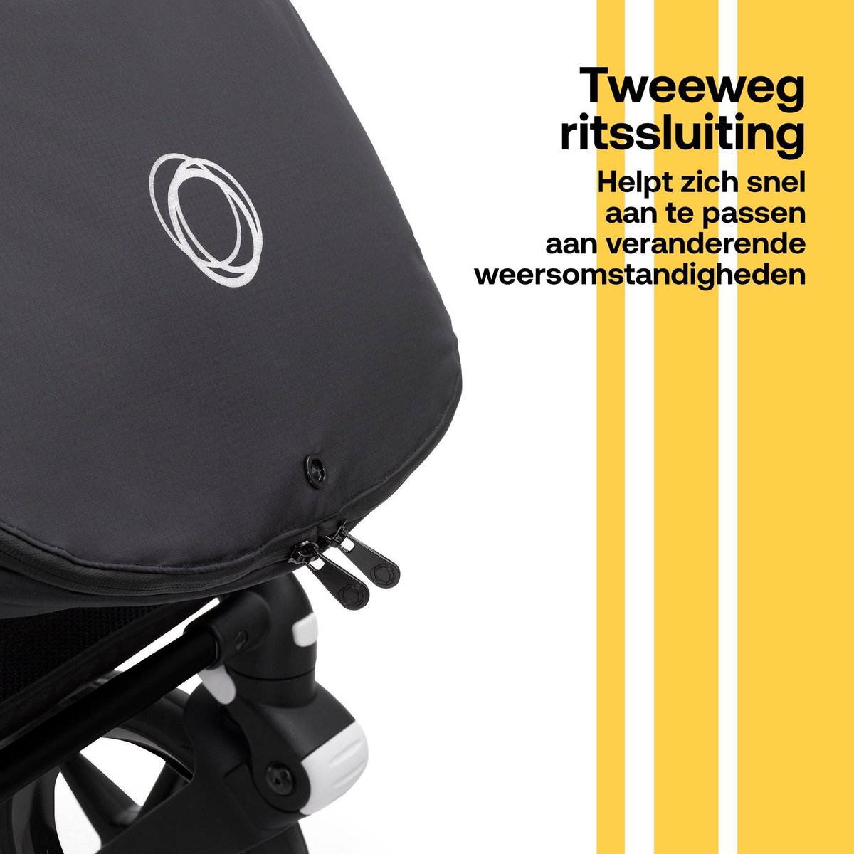 Bugaboo Performance voetenzak winter - Zwart