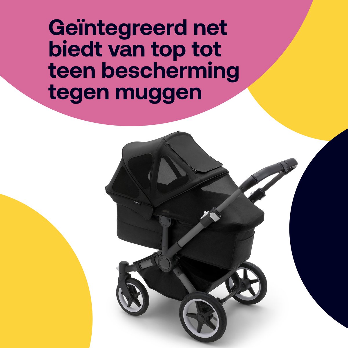 Bugaboo Donkey breezy zonnekap - Zwart