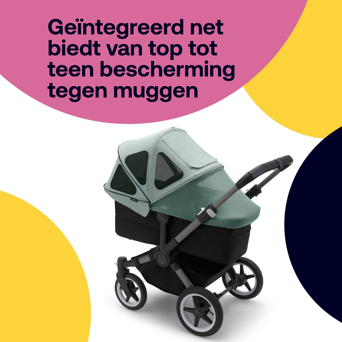Bugaboo Donkey breezy zonnekap - Groen