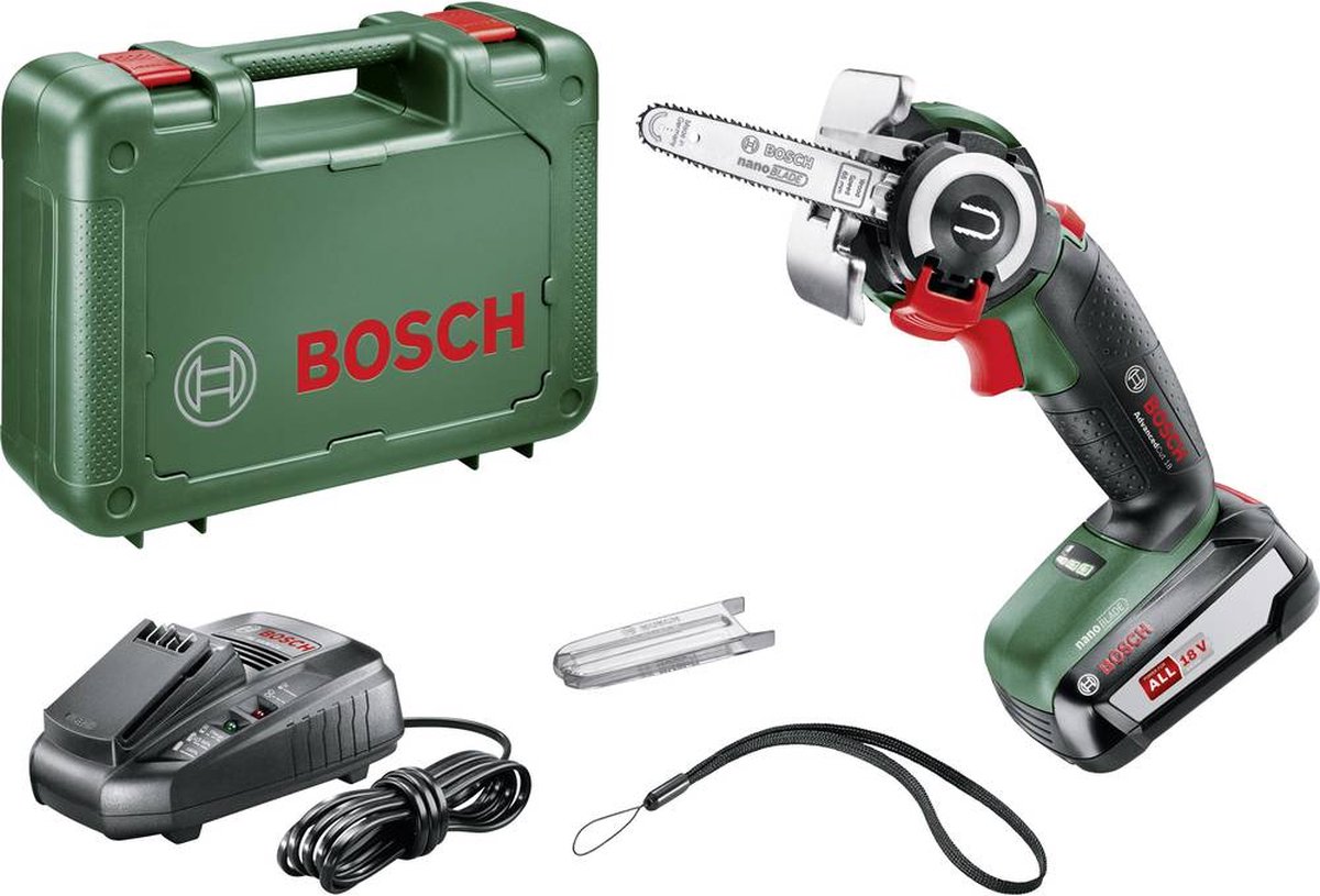 Bosch Sierra de batería con tecnología Nanoblade Advancedcut 18. Con 1 x batería PBA 18 V 2.5 AH