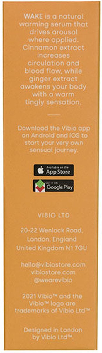 Vibio - Wake Stimulerende Gel