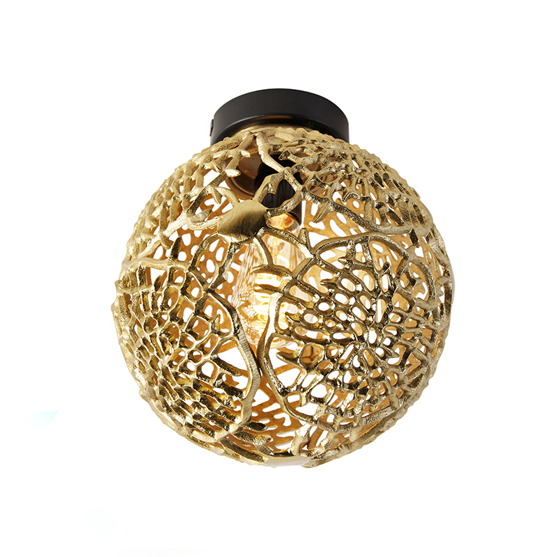 QAZQA Art deco plafondlamp - Maro - Goud