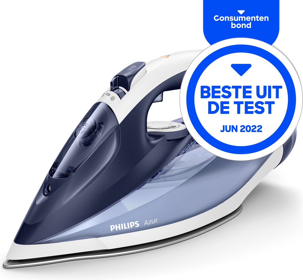 Philips stoomstrijkijzer GC4556/20 - - Blauw