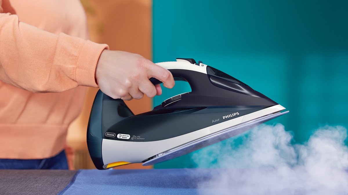 Philips stoomstrijkijzer GC4556/20 - - Blauw