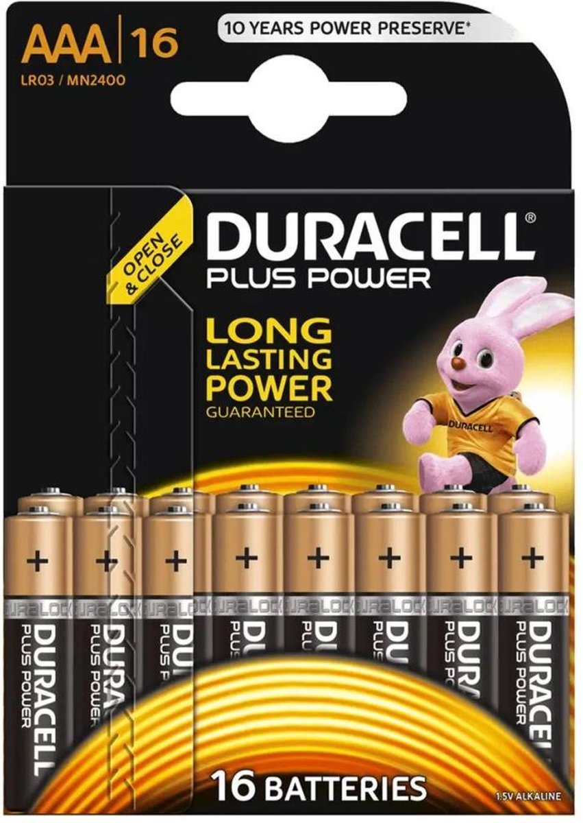 Duracell Plus Power Aaa Bls16