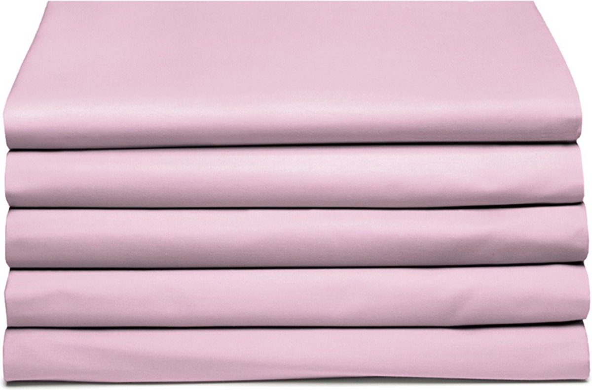Cinderella Hoeslaken Basic Katoen 40cm Hoekhoogte - Candy 90x200cm - Roze