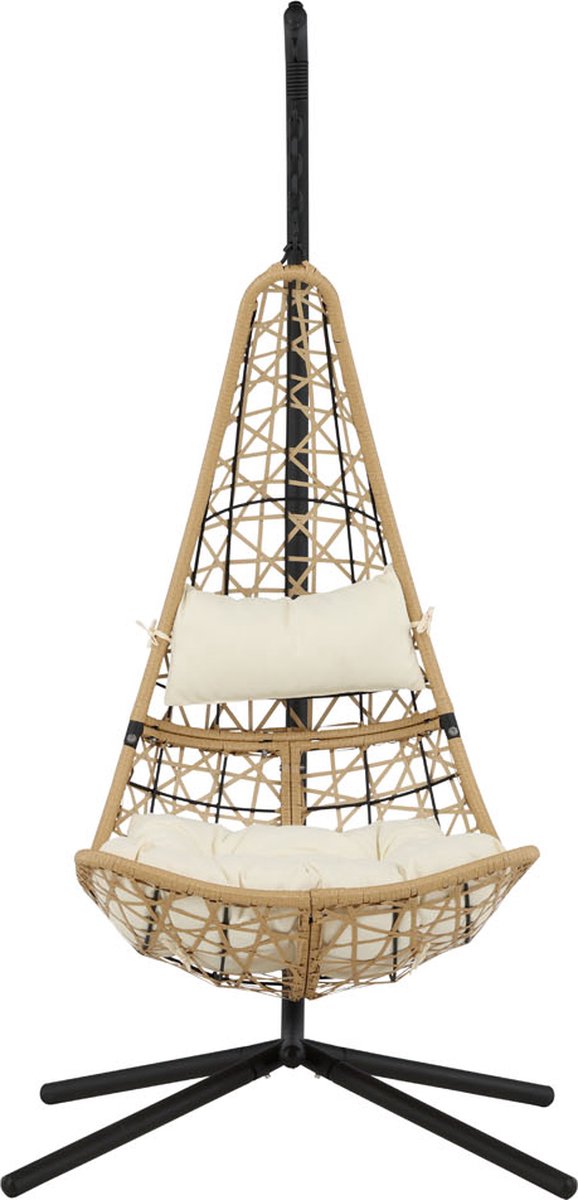 Edinburgh Hangende Tuinstoel. - Zwart