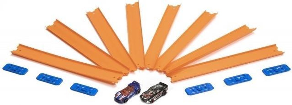 Step2 Hot Wheels Road Rally Speeltafel Van Kunststof 2.4 Meter Racebaan Voor Kinderen Vanaf 4 Jaar - Blauw