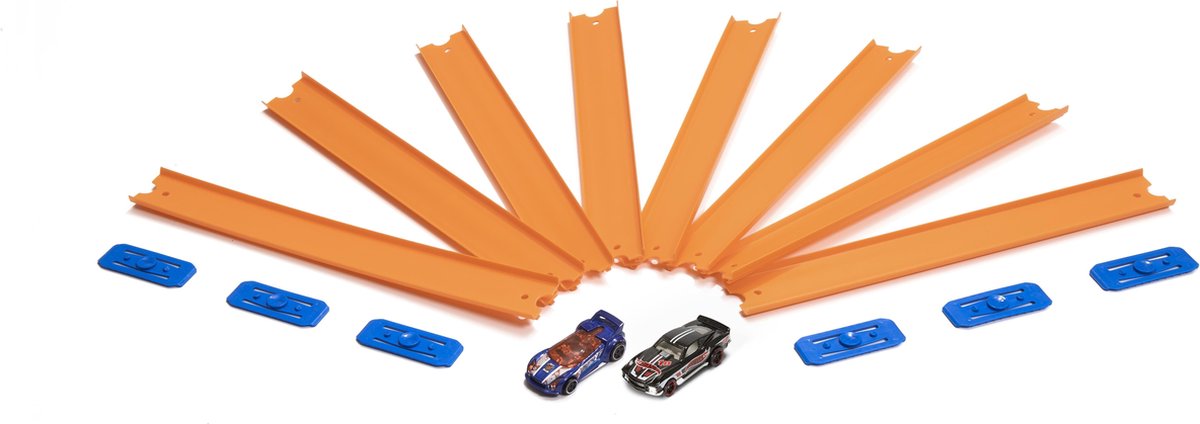 Step2 Hot Wheels Road Rally Speeltafel Van Kunststof 2.4 Meter Racebaan Voor Kinderen Vanaf 4 Jaar - Blauw