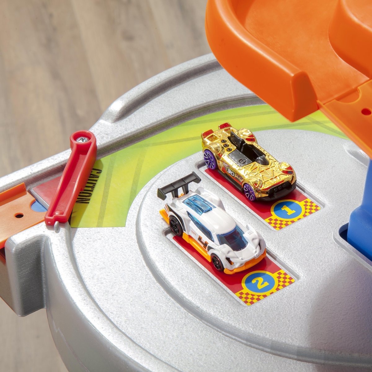 Step2 Hot Wheels Road Rally Speeltafel Van Kunststof 2.4 Meter Racebaan Voor Kinderen Vanaf 4 Jaar - Blauw