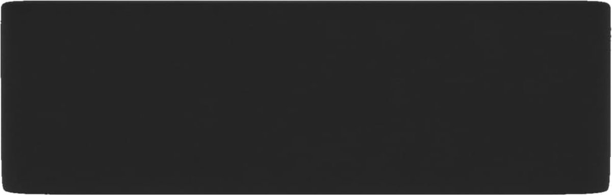 Vidaxl Wastafel 41x30x12 Cm Keramiek Mat - Zwart