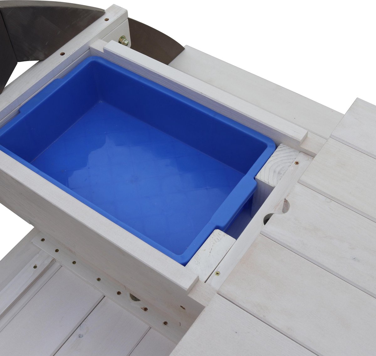 axi Delta Picknicktafel / Zandtafel / Watertafel Voor Kinderen Met Parasol Multifunctionele Picknick Tafel Van Hout In