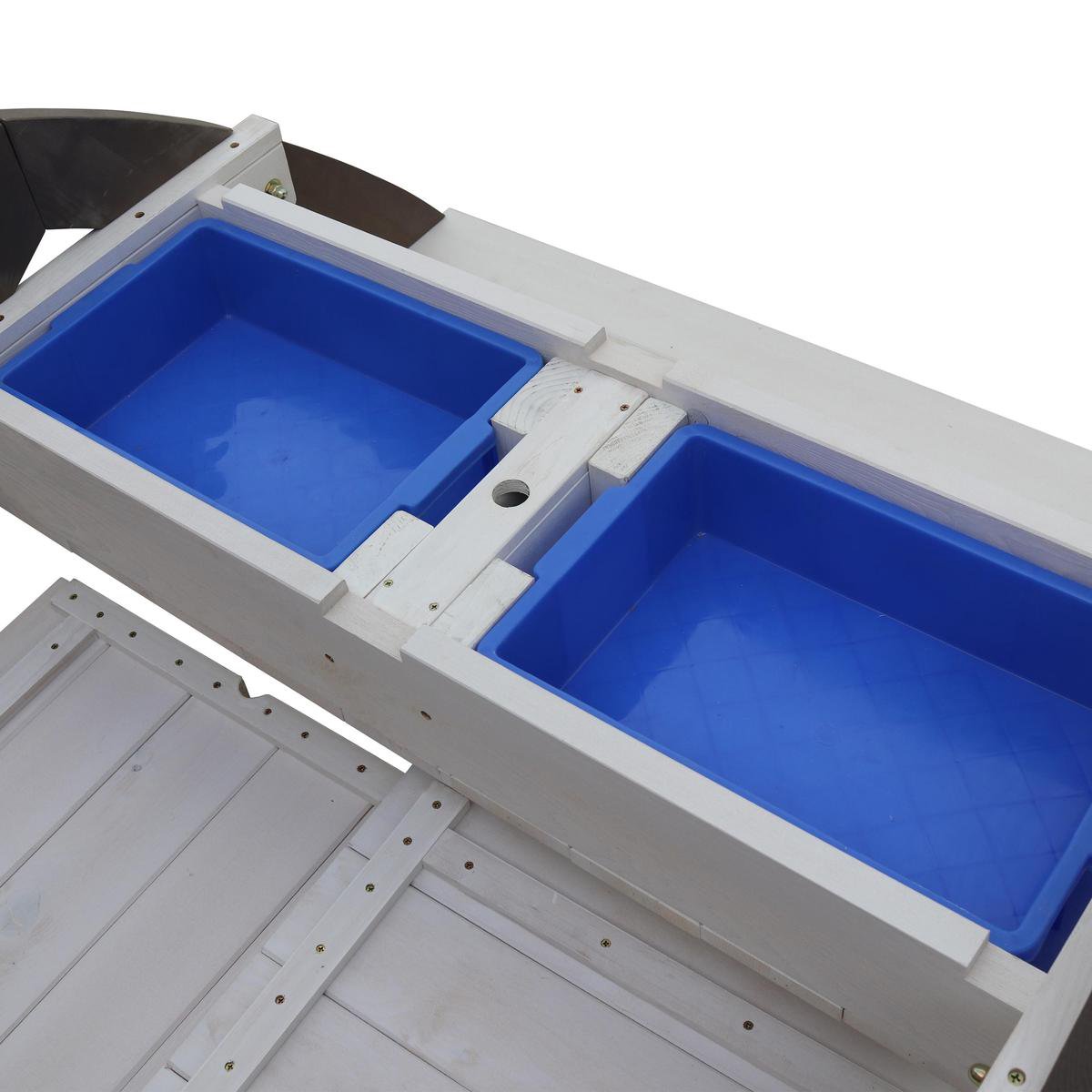 axi Delta Picknicktafel / Zandtafel / Watertafel Voor Kinderen Met Parasol Multifunctionele Picknick Tafel Van Hout In