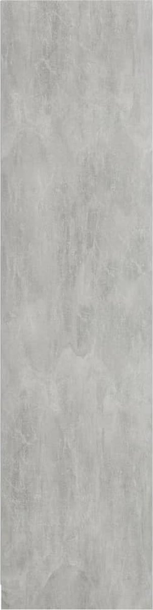 Vidaxl Kledingkast 100x50x200 Cm Spaanplaat Beton - Grijs