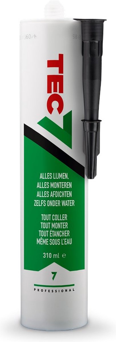 TEC7 patroon Universele kit 310ml - 535106000 - Zwart