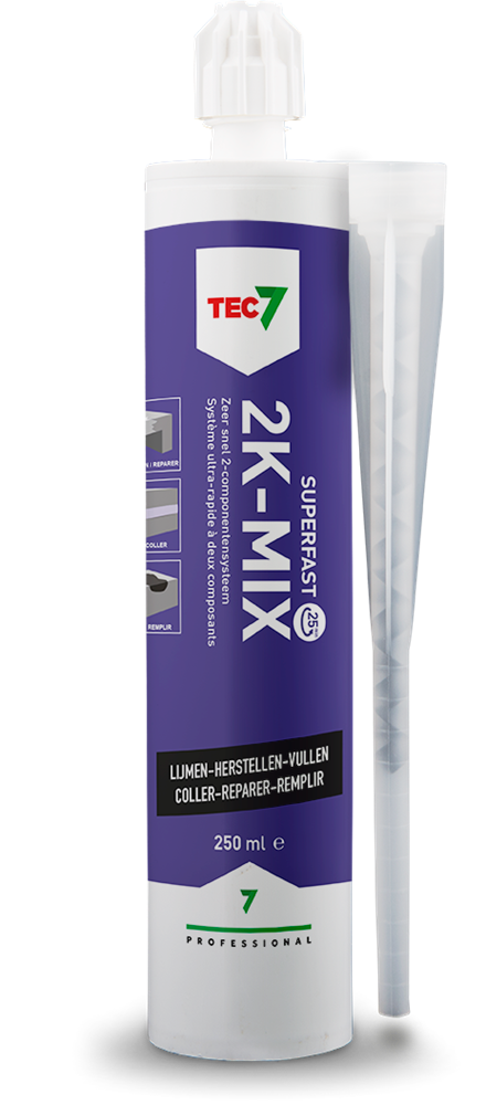 TEC7 2K-Mix Superfast 2-componenten lijm- en reparatiepasta 250ml - 591533000