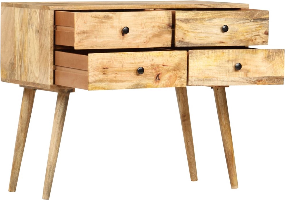 Vidaxl Dressoir 85x40x71 Cm Massief Mangohout - Bruin