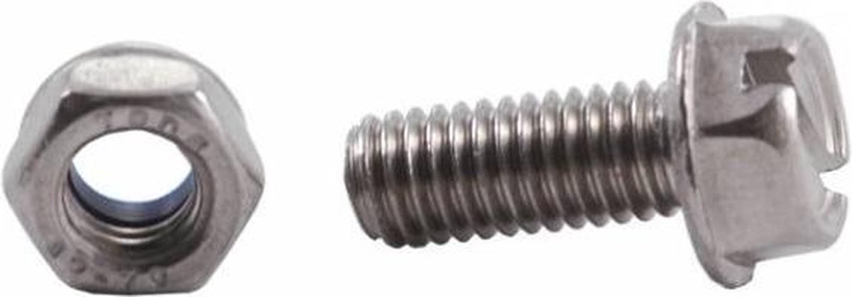 Bofix Spatbord Bout M5 X 12 Kort Rvs Per 50 Stuks - Silver