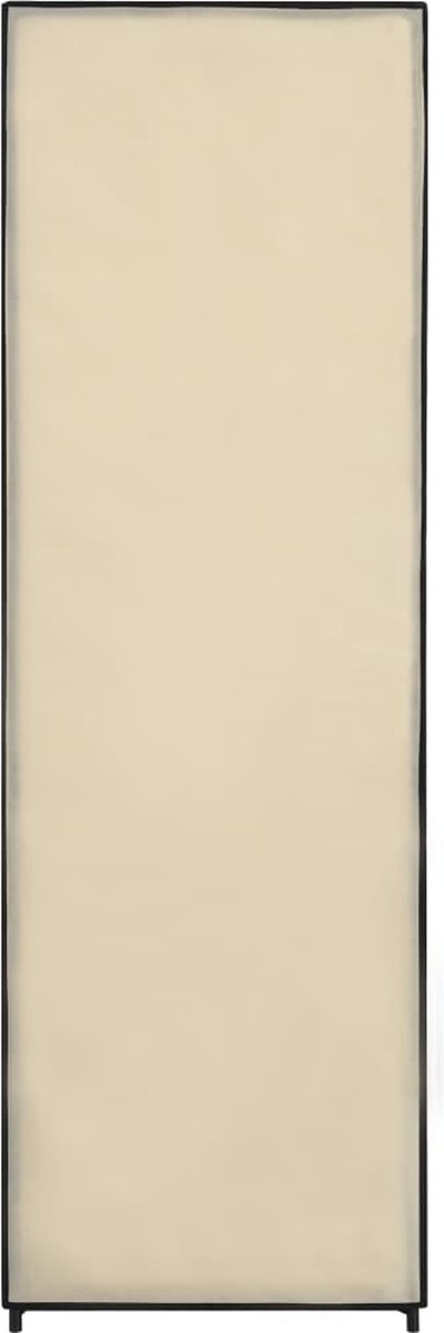Vidaxl Kledingkast 87x49x159 Cm Stof Crème
