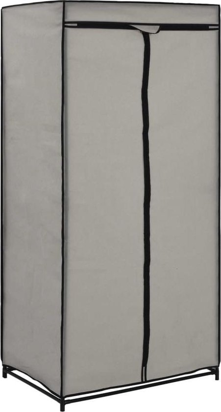 Vidaxl Kledingkasten 2 St 75x50x160 Cm - Grijs