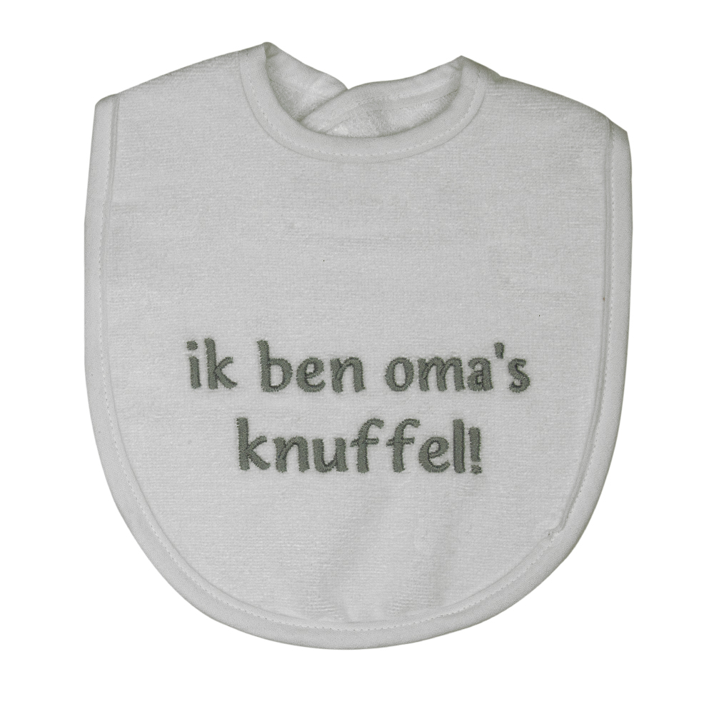 Slabber Petit Villain Oma's Knuffel - Wit