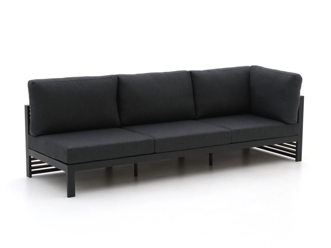 Bellagio Cadora lounge tuinbank 3-zits linkerarm 246cm - Laagste prijsgarantie! - Grijs