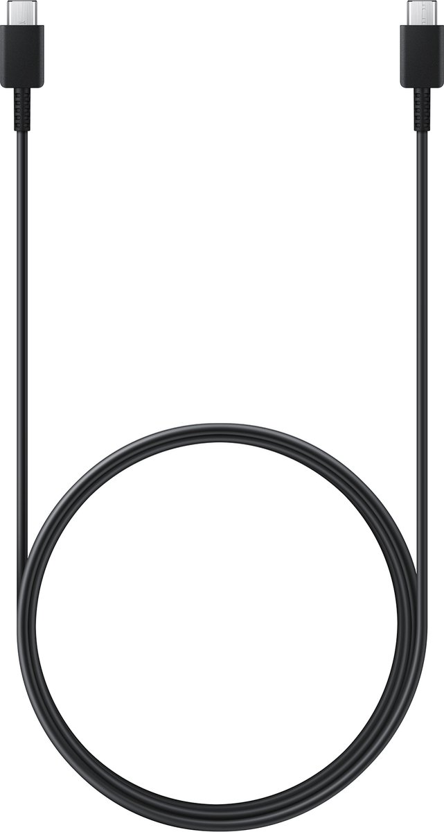 Samsung telefoonlader USB-C naar USB-C kabel 3A 1.8m - Zwart
