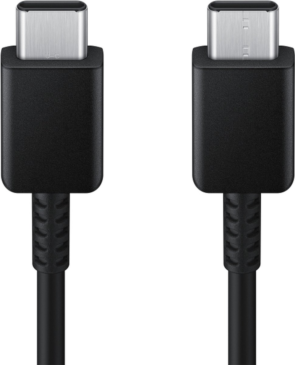 Samsung telefoonlader USB-C naar USB-C kabel 3A 1.8m - Zwart