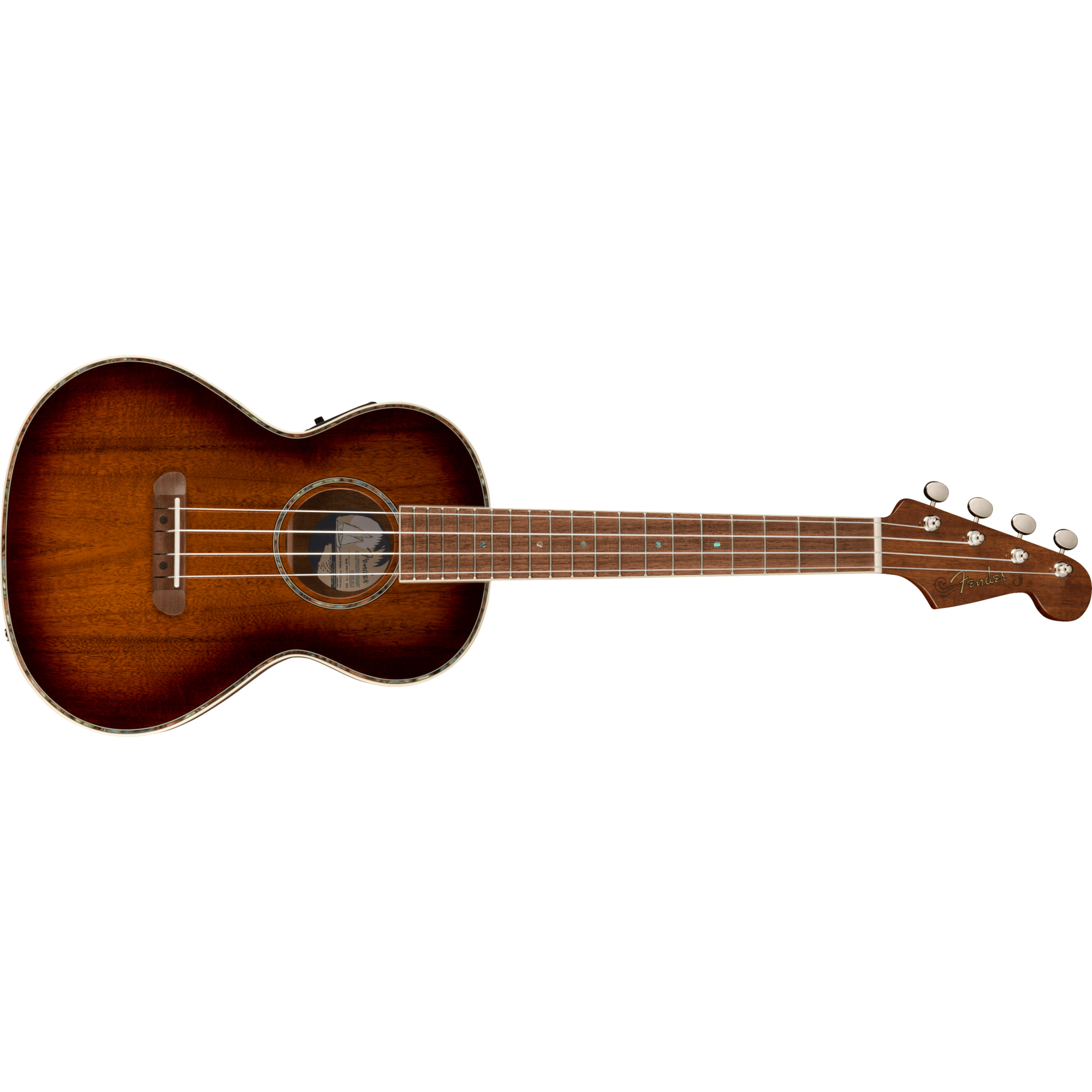 Fender California Coast Montecito tenor ukelele Acacia Shaded Edge Burst