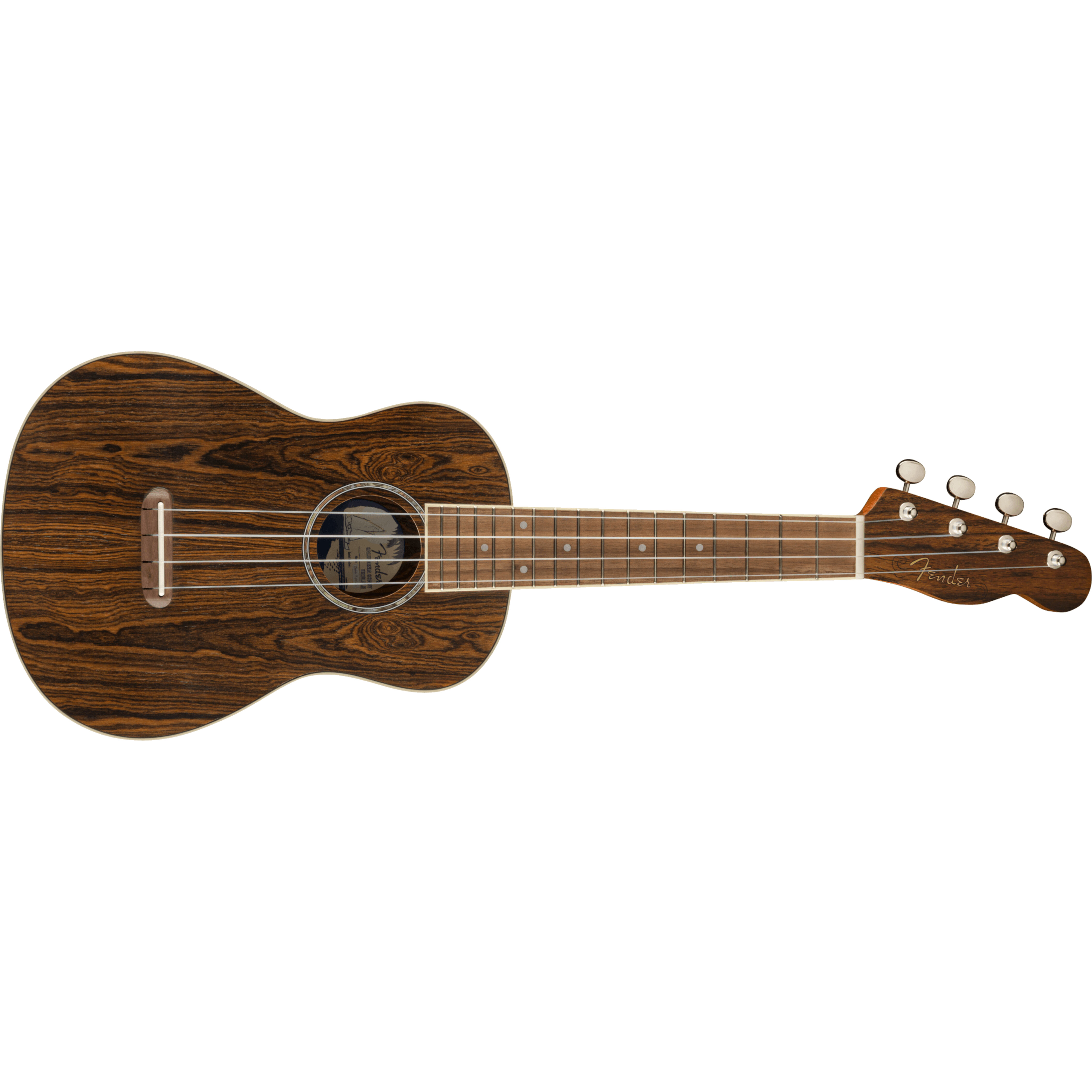 Fender California Coast Zuma Exotic concert ukelele bocote