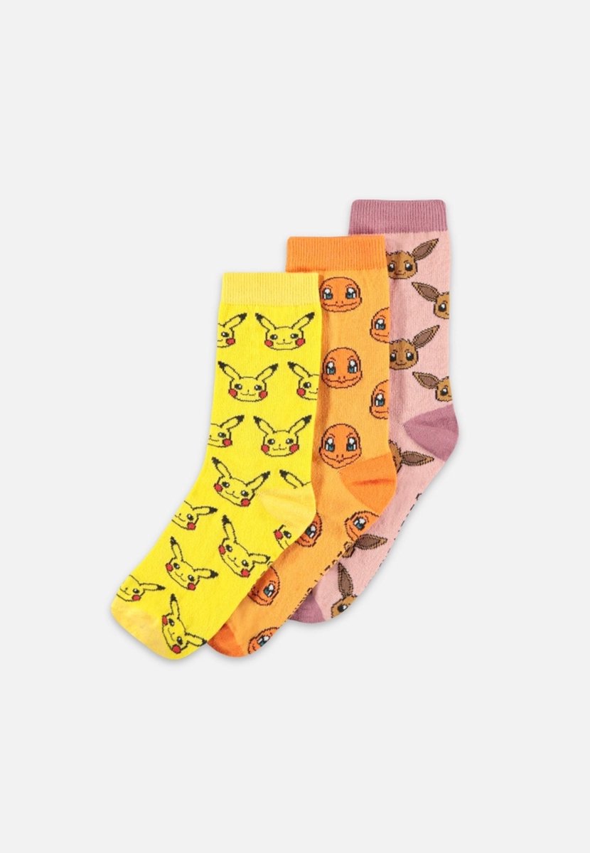 Difuzed Pokémon - Crew Socks (3Pack)