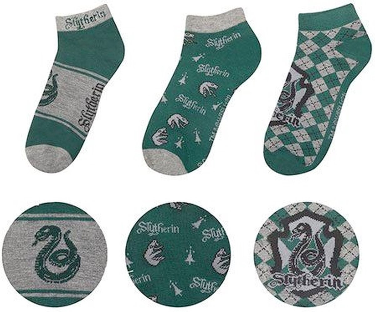 Harry Potter: Ankle Socks Set of 3 - Slytherin