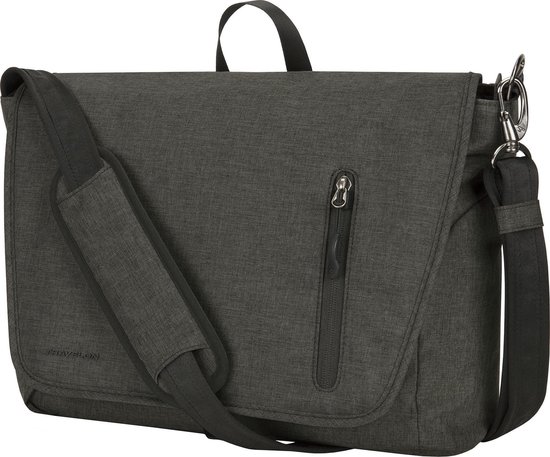 Travelon Urban Anti-diefstal Messenger Laptoptas Schoudertas Rfid Heren En Dames 43500 - Grijs