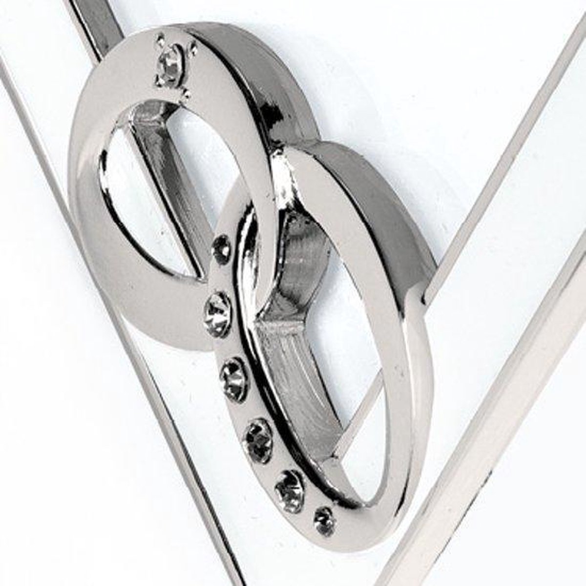 Zep Mariage 10x15 Metaal Portret Huwelijk P9246 - Wit