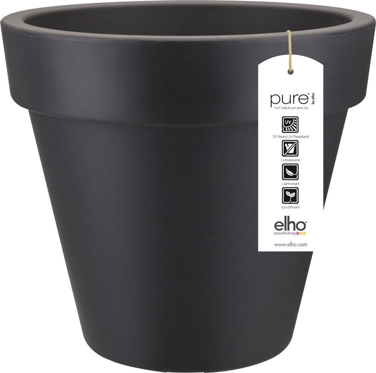 elho Pure® Round 78x71cm - Grijs