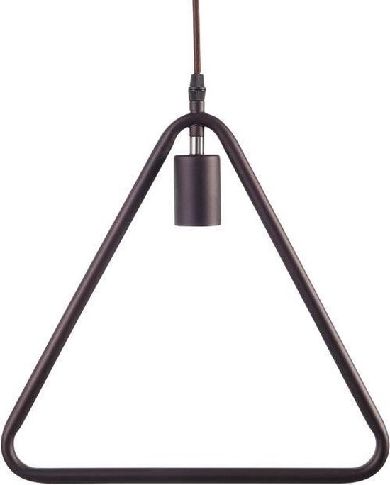 Beliani Juruena Hanglamp Metaal 35 X 35 Cm - Bruin