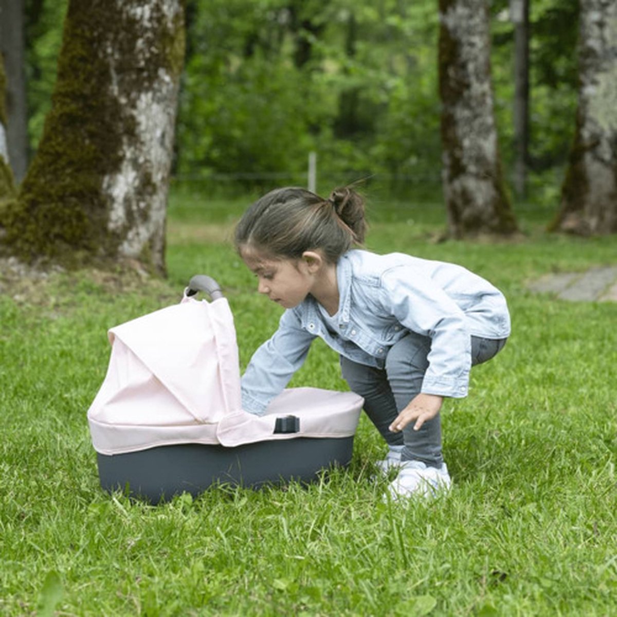 Smoby Poppenwagen Quinny 3 In 1 Licht - Roze