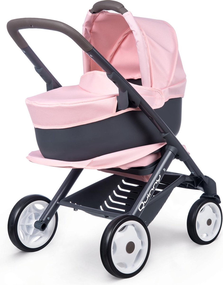 Smoby Poppenwagen Quinny 3 In 1 Licht - Roze