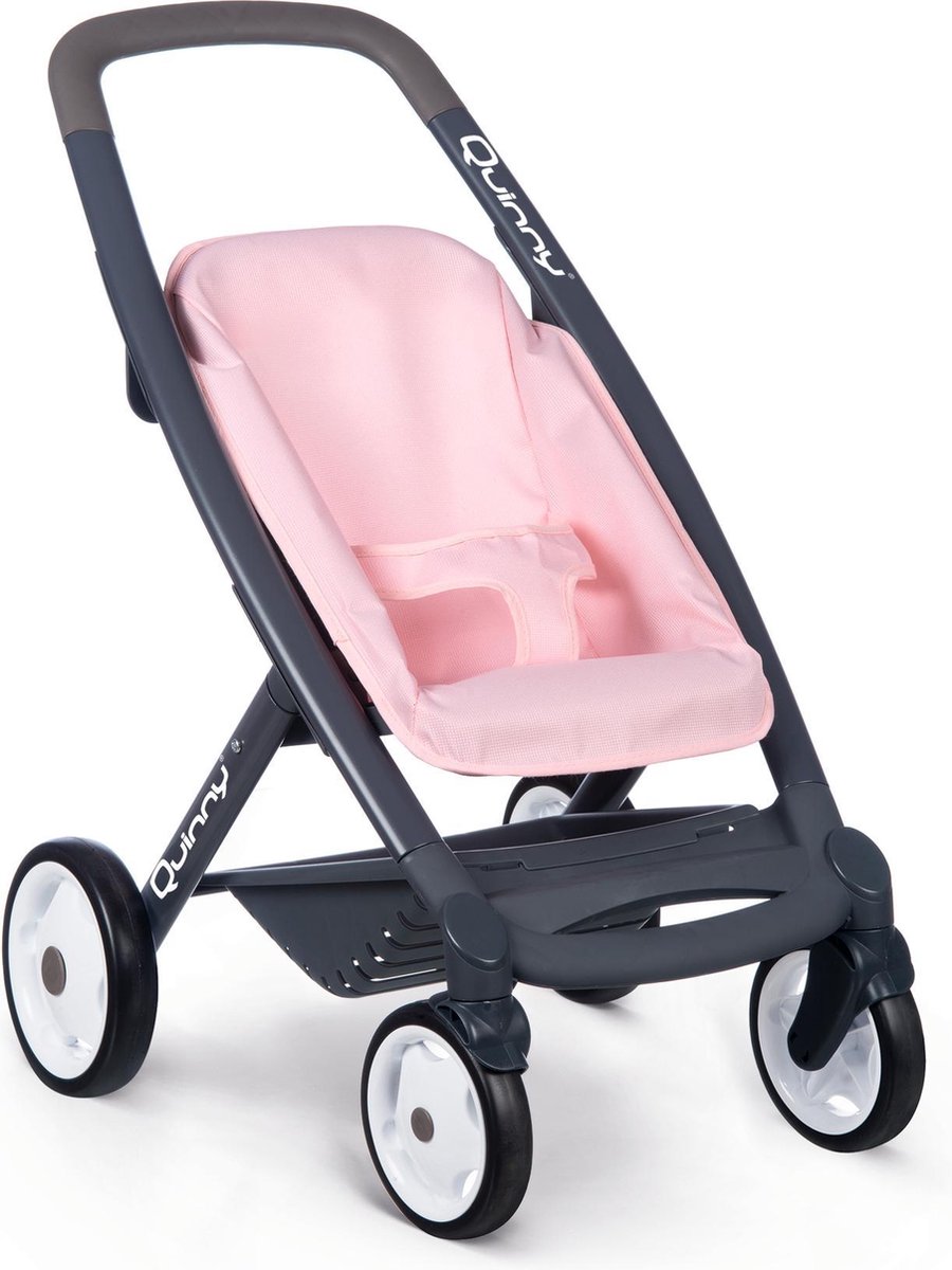 Smoby Poppenwagen Quinny 3 In 1 Licht - Roze