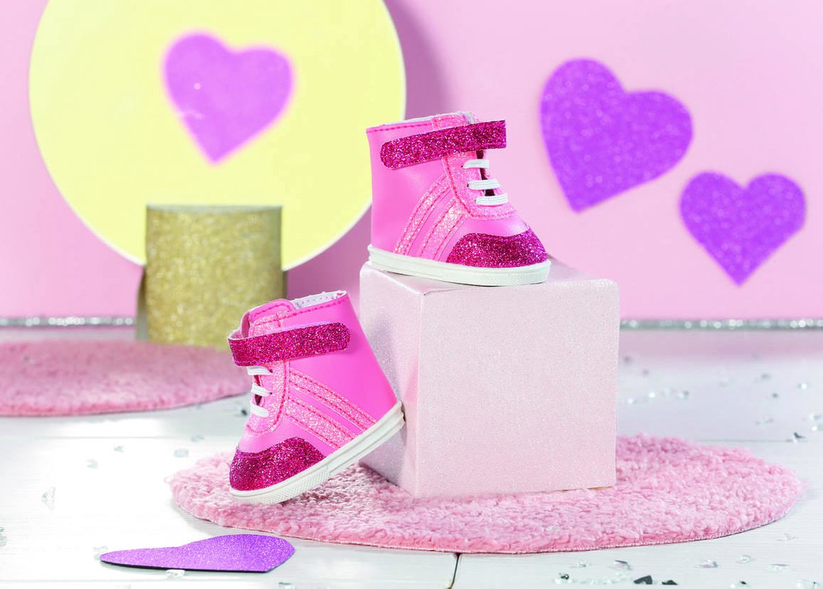 Zapf Baby Born Sneakers Pink 43 Cm - Roze