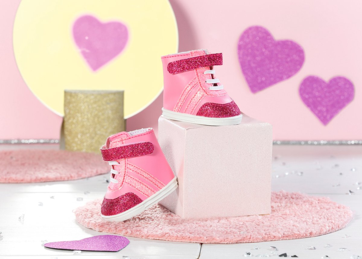 Zapf Baby Born Sneakers Pink 43 Cm - Roze