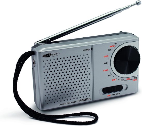 Caliber Draagbare Fm Am Radio - (Hpg311r) - Grijs