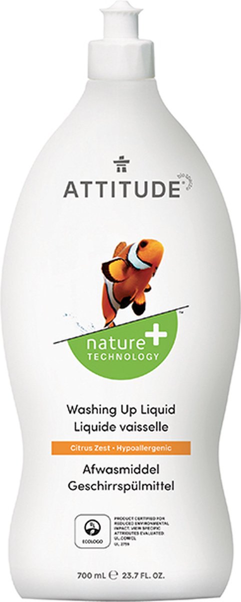 Attitude Afwasmiddel Citrus Zest