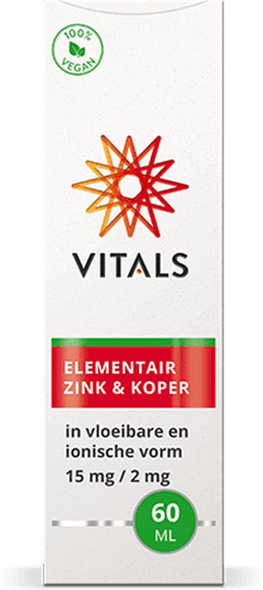 Vitals Elementair Zink & Koper Druppels