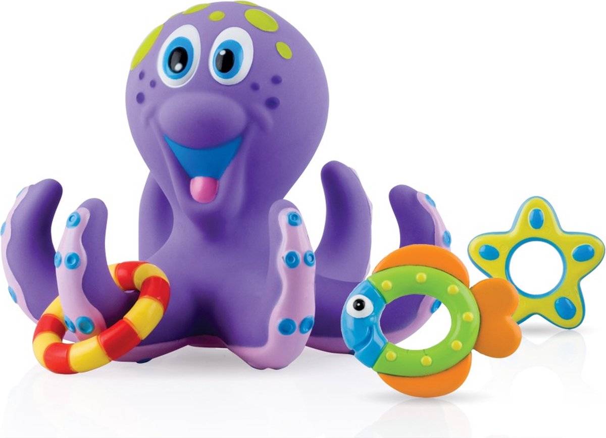 Nuby Badspeeltje Octopus - Paars