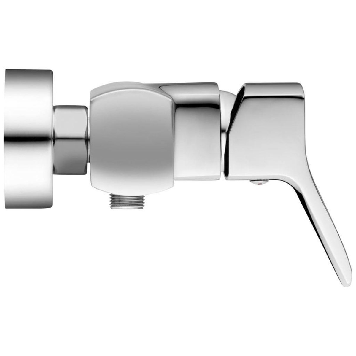 Fala Douchekraan Wandgemonteerd Soria Messing 75763 - Silver