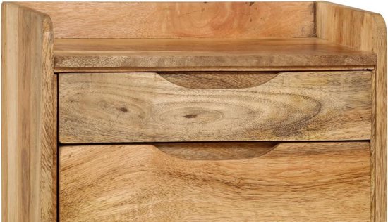 Vidaxl Nachtkastje 40x30x59,5 Cm Massief Mangohout - Bruin
