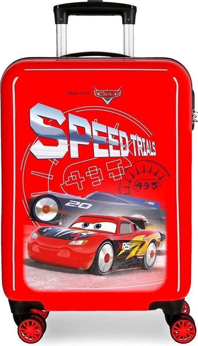 Disney Cars Kinderkoffer Twister 55 Cm Speed Trails - Rood