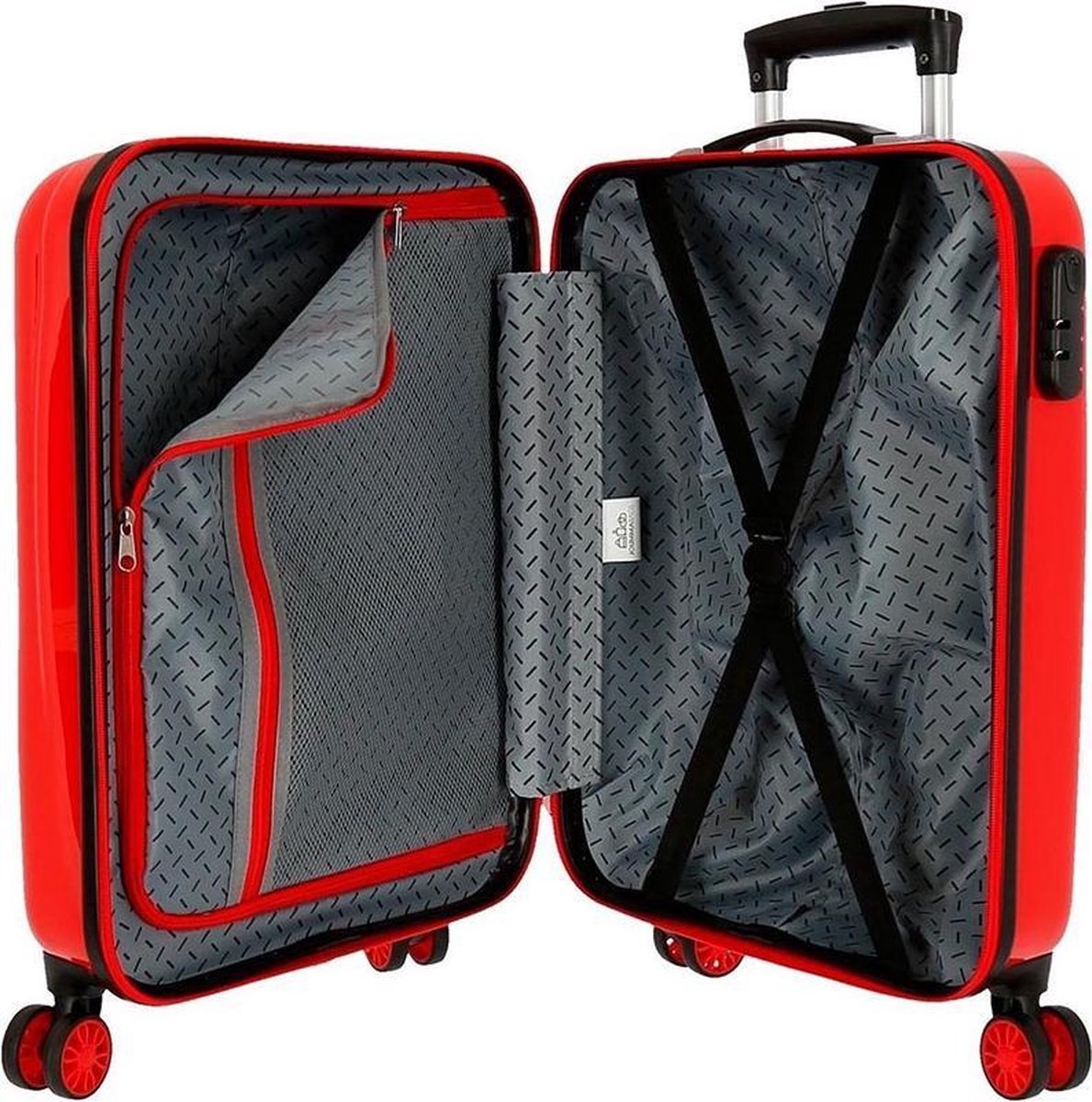 Disney Cars Kinderkoffer Twister 55 Cm Speed Trails - Rood