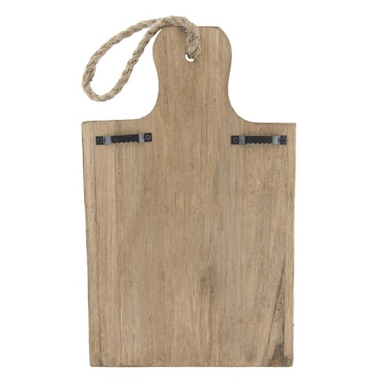 Clayre & Eef Sleutelrek 21*4*45 Hout / Metaal - Bruin